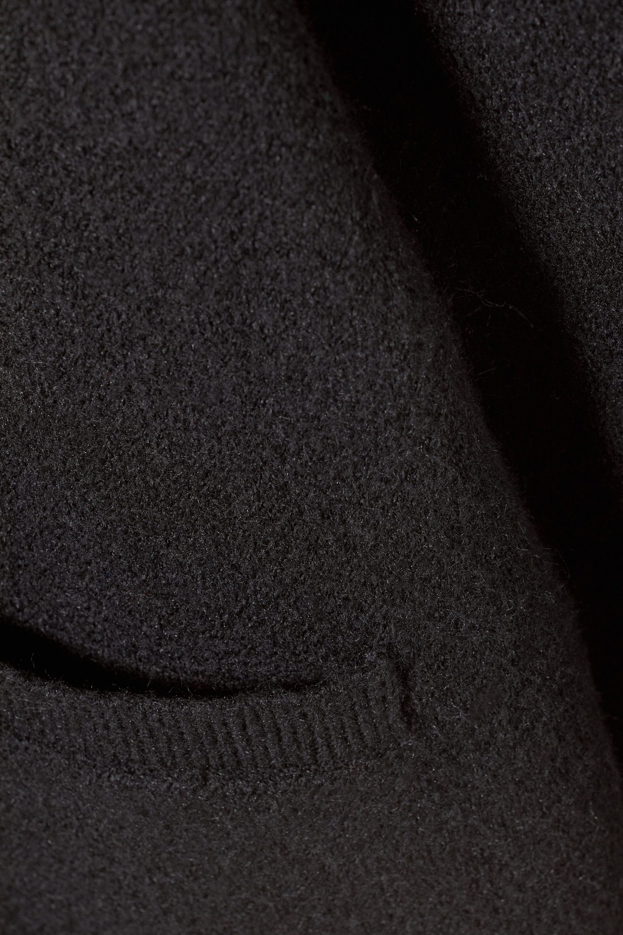 Schwarz - Wollstrickjacke Jonas - 1