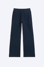 Dunkelblau - Locker geschnittene Scuba-Sweatpants - 4