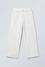 White - Astro Loose Baggy Leg Jeans - 0