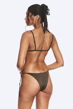 Dark Mole - Mid Rise Knot Bikini Bottoms - 3