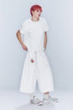 White - CM x LB Dunno White Unisex Carpenter Jorts - 0