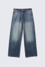 Board Blue - Mellanblå - Astro Loose Baggy Leg Jeans - 5