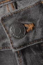Schwarzer Donner - Astro Mid Waist Loose Baggy Unisex Jeans - 2