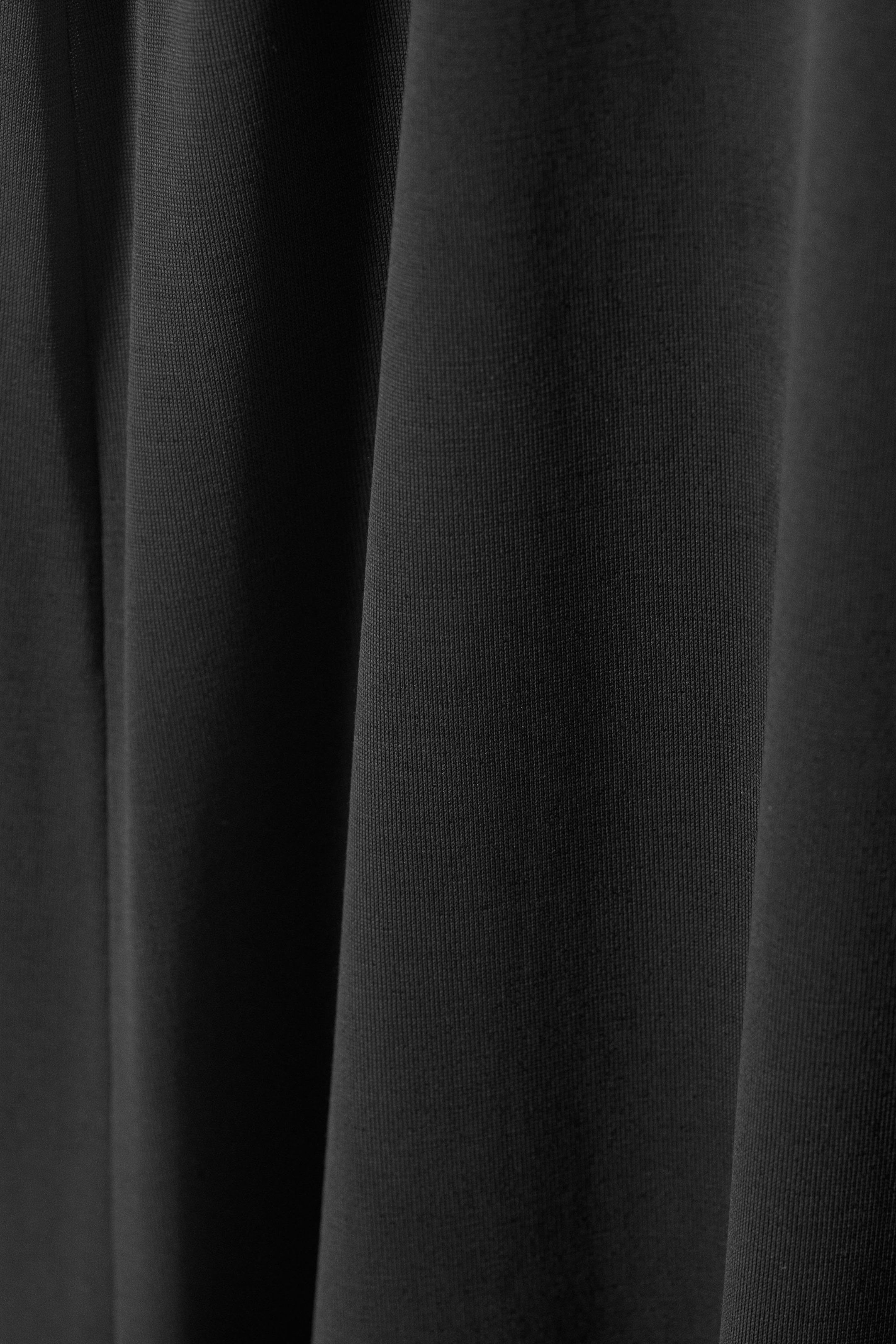 Noir - Pantalon à enfiler en jersey Fine - 1