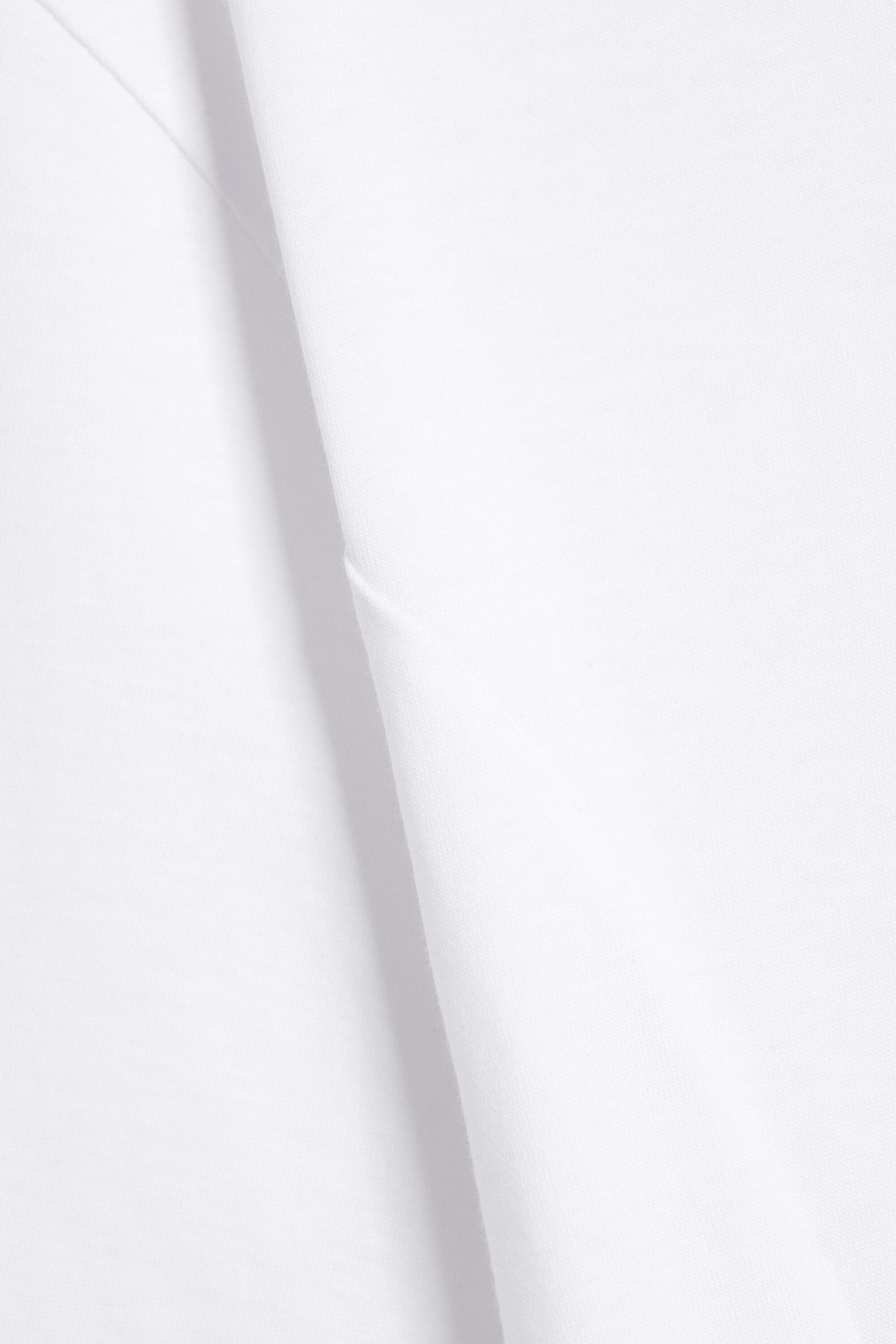 White - Flared Mini T-shirtklänning - 5