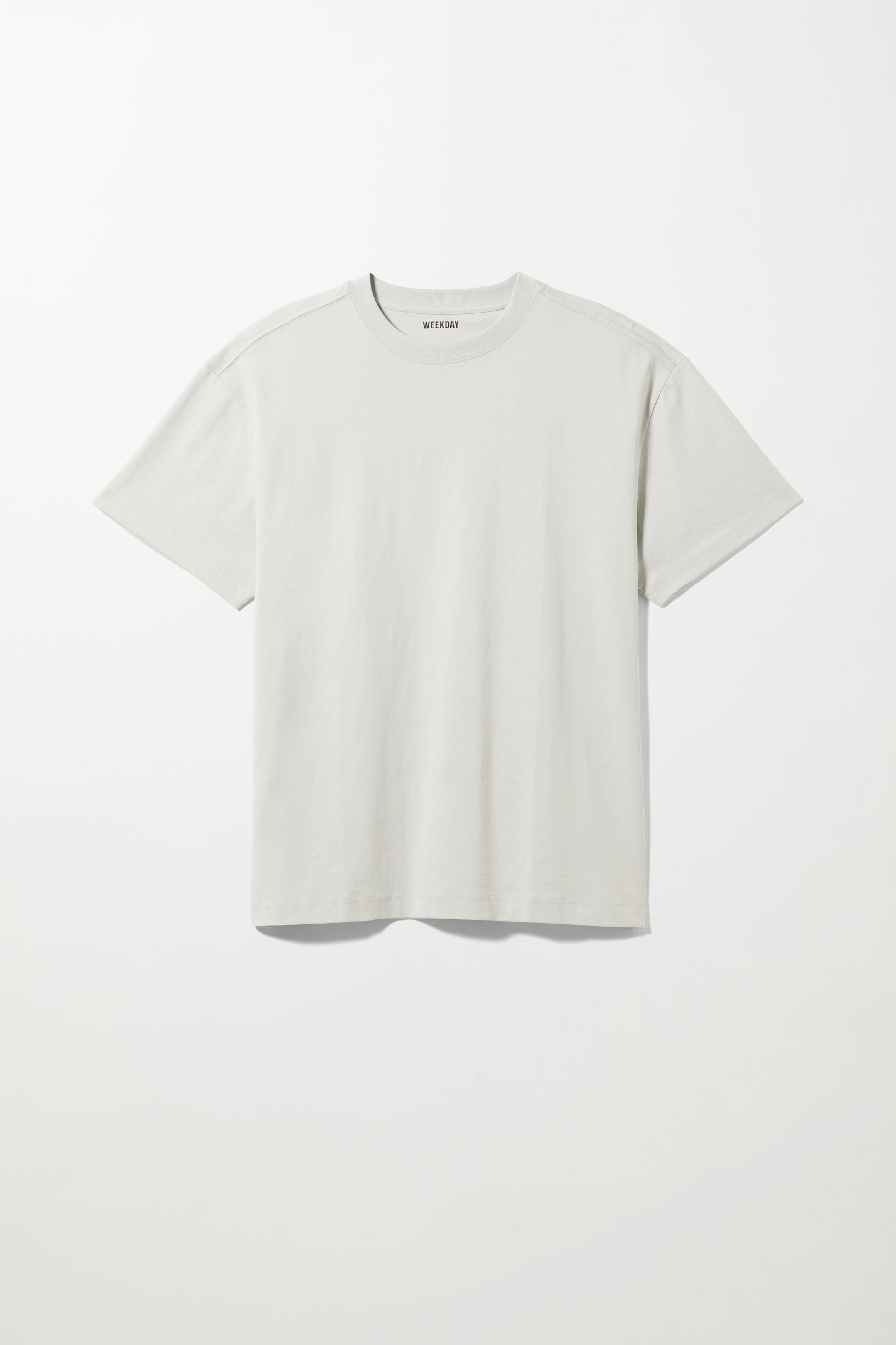 Light Grey - Schweres Oversized-T-Shirt - 0