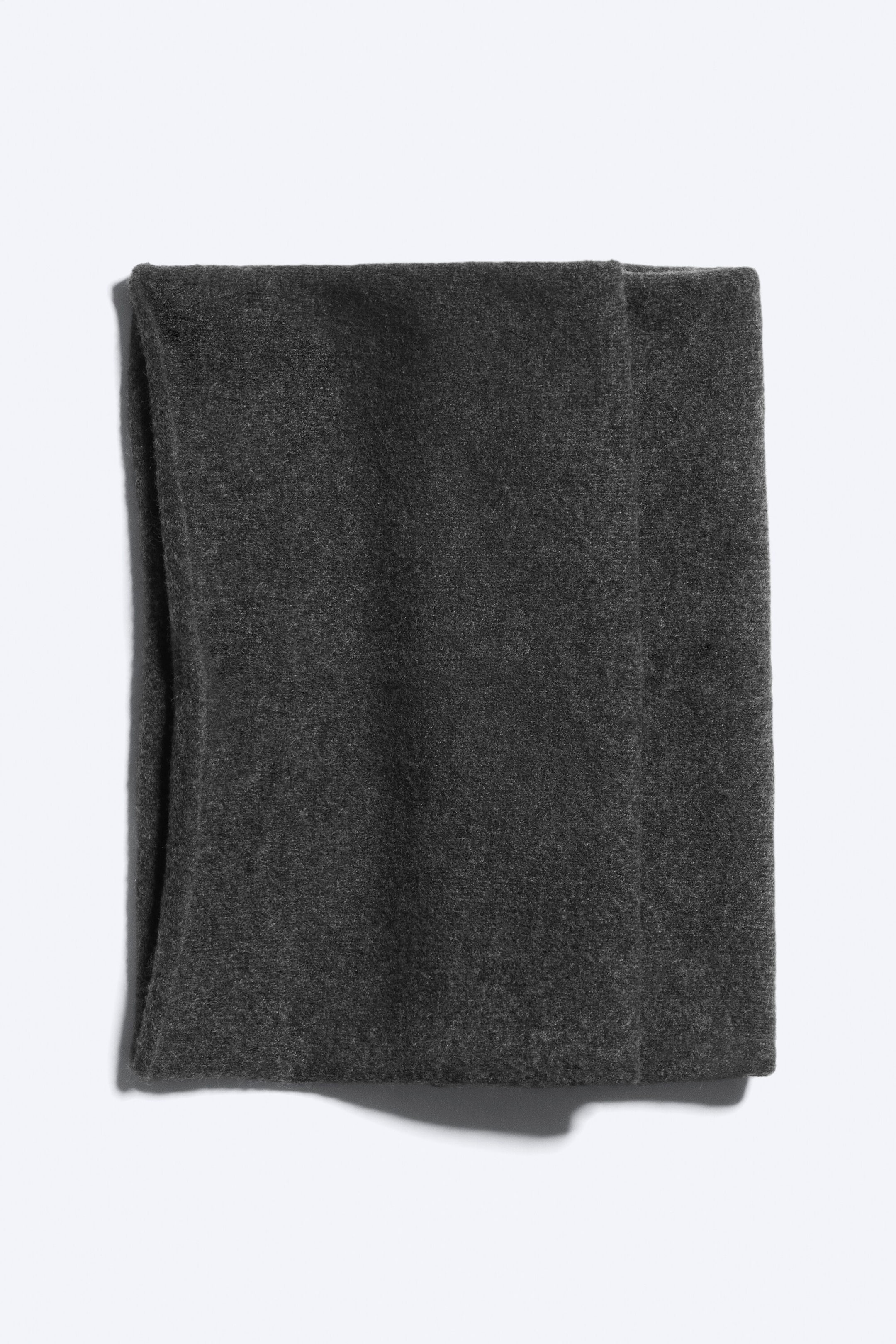 Black - Knitted Tube Neck Warmer - 1