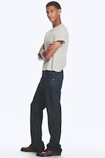 Blue Rinse – Bleu foncé - Jean bootcut décontracté taille mi-haute Mercury - 3