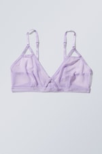Lilac - Polly Mesh Bralette - 0