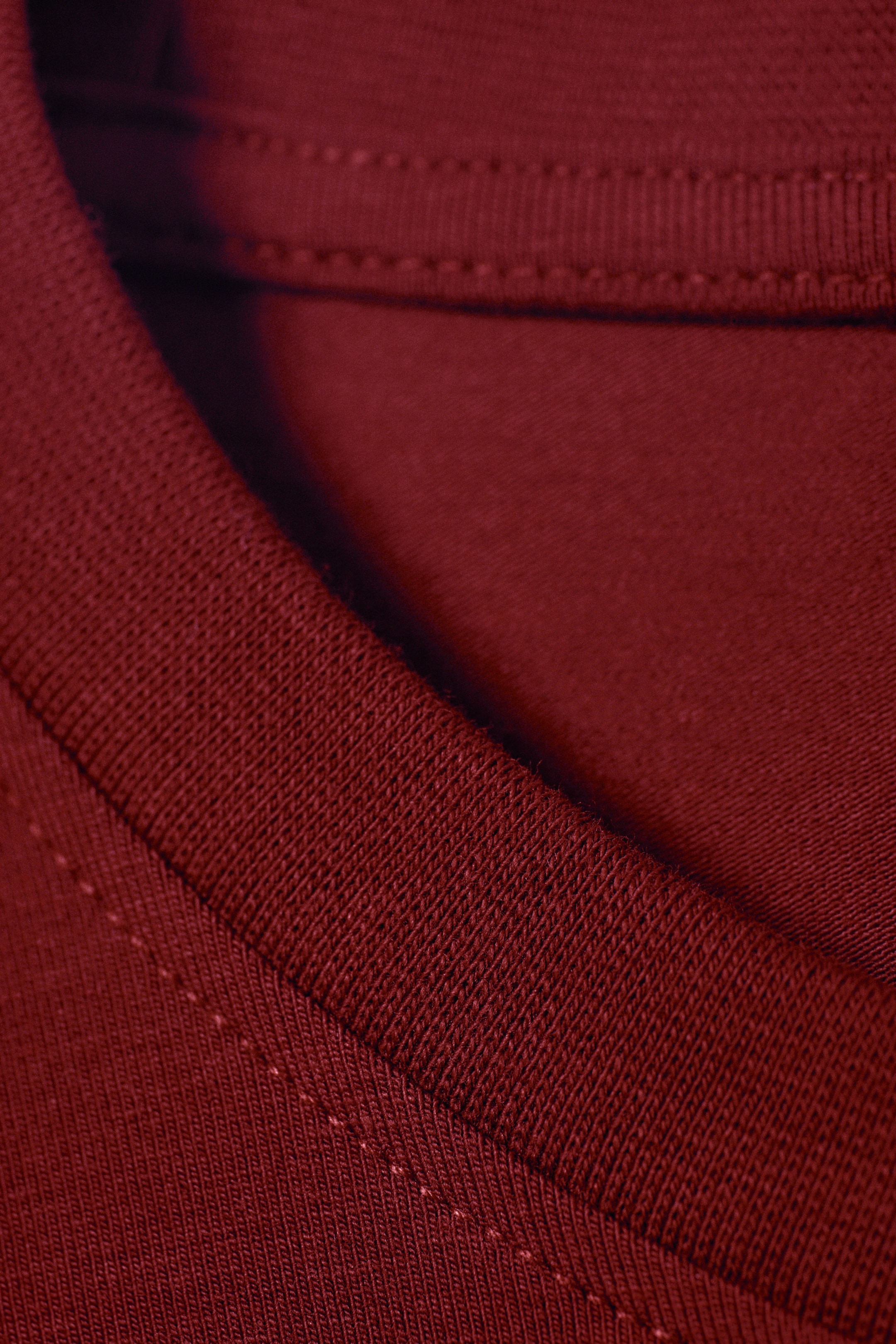 Dark Red - Perfect Boxy T-shirt - 1