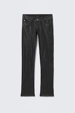 Schwarz - Sleezie Low Rise Skinny Cracked Jeans - 4