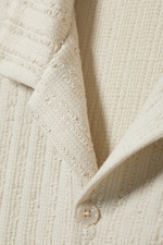 Støvete beige - Resortskjorte med boxy struktur - 1