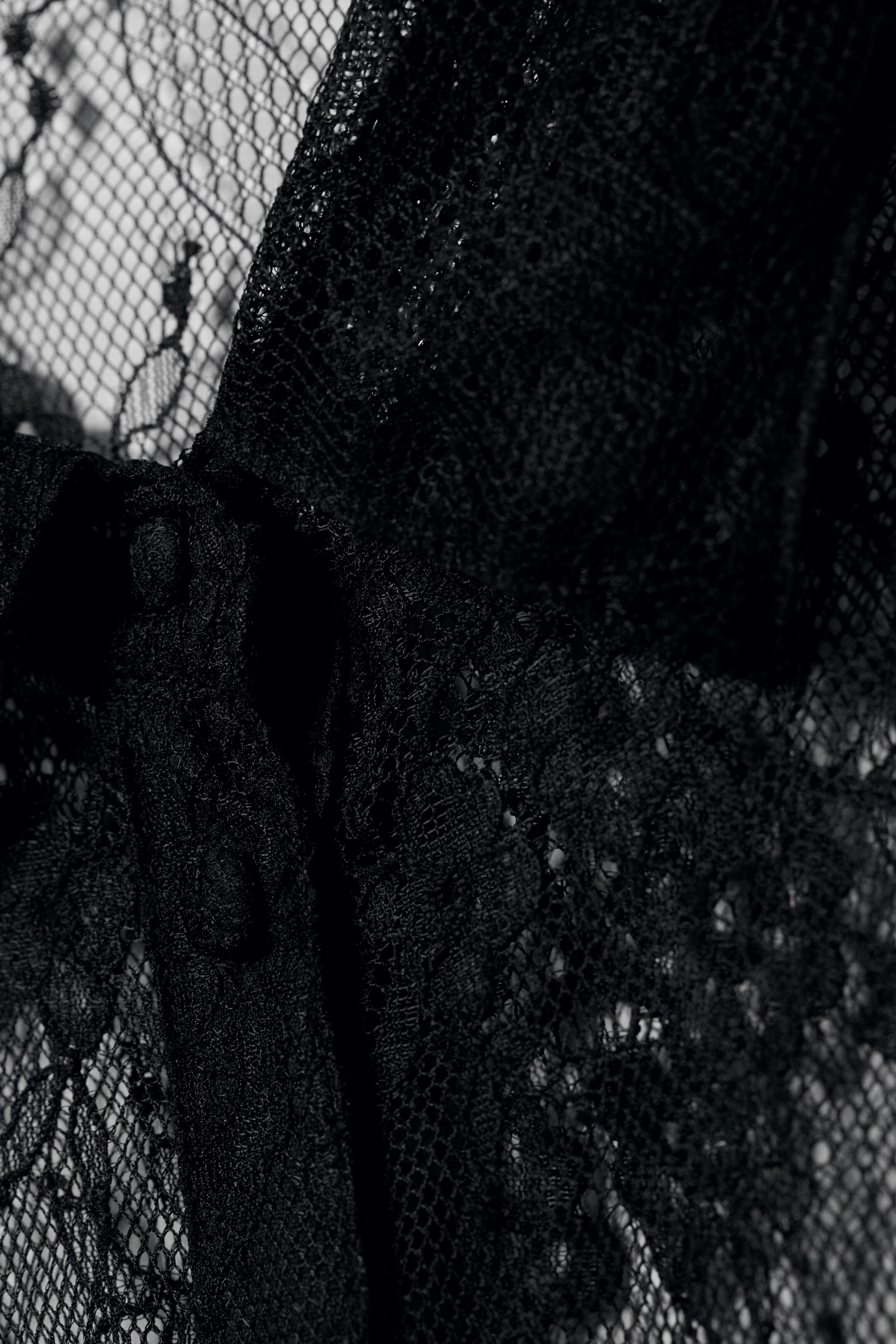 Se større billede: Mini Lace Skjortekjole - Sort - DAME | H&M DK 6