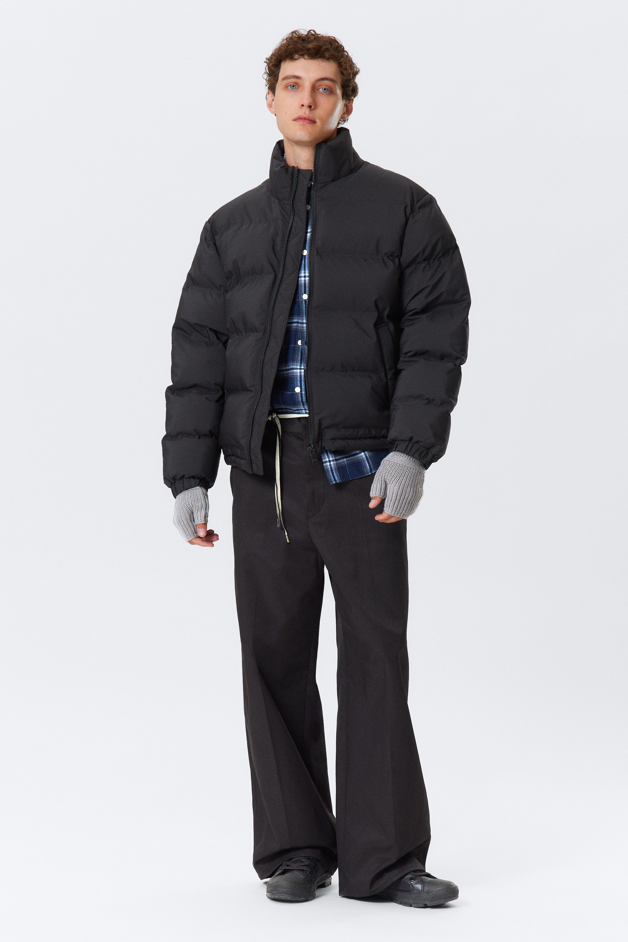 Black - Cole Puffer Jacket - 2