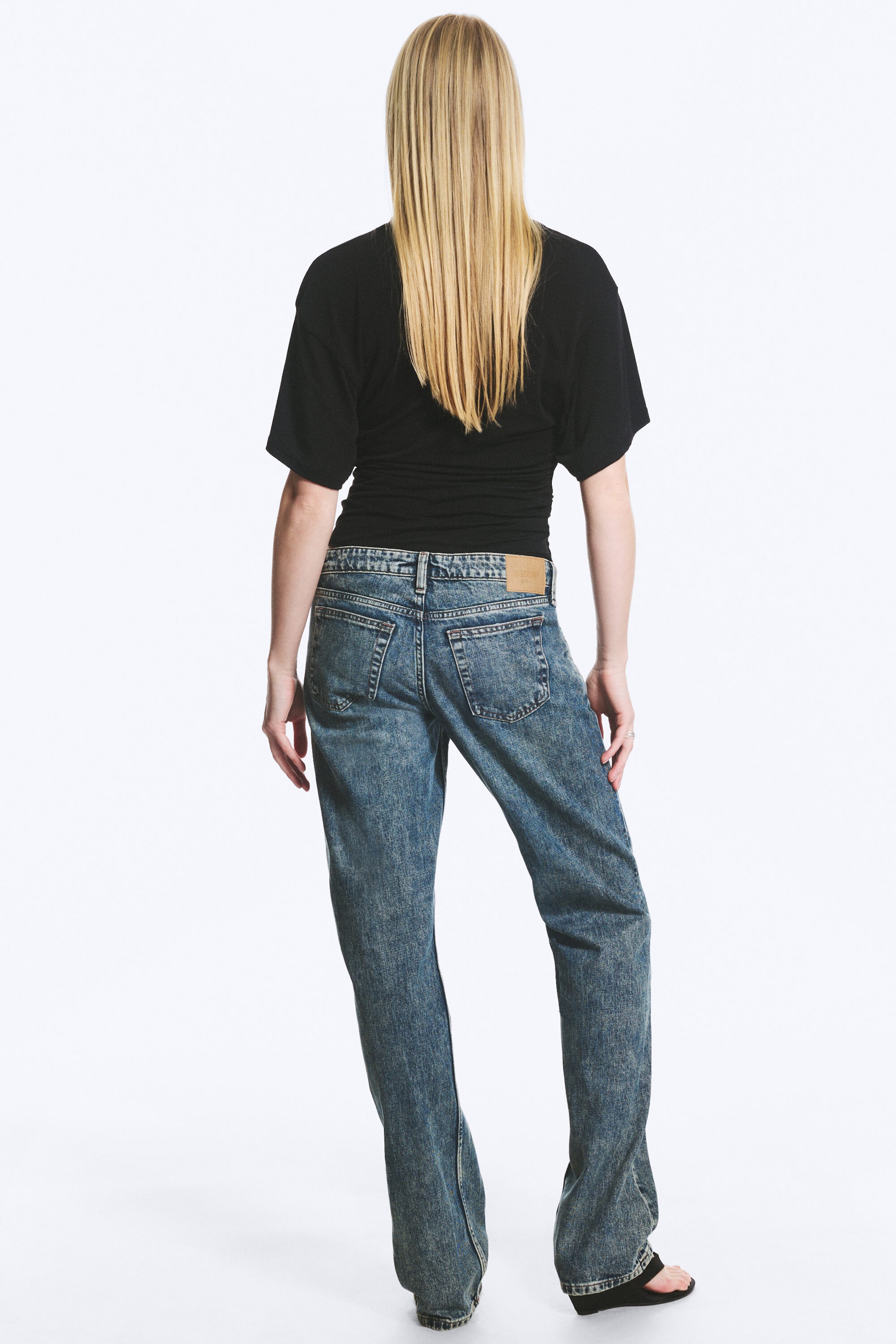 Second Blue – Medium Blue - Arrow normal jeans med lavt liv og rette ben - 4