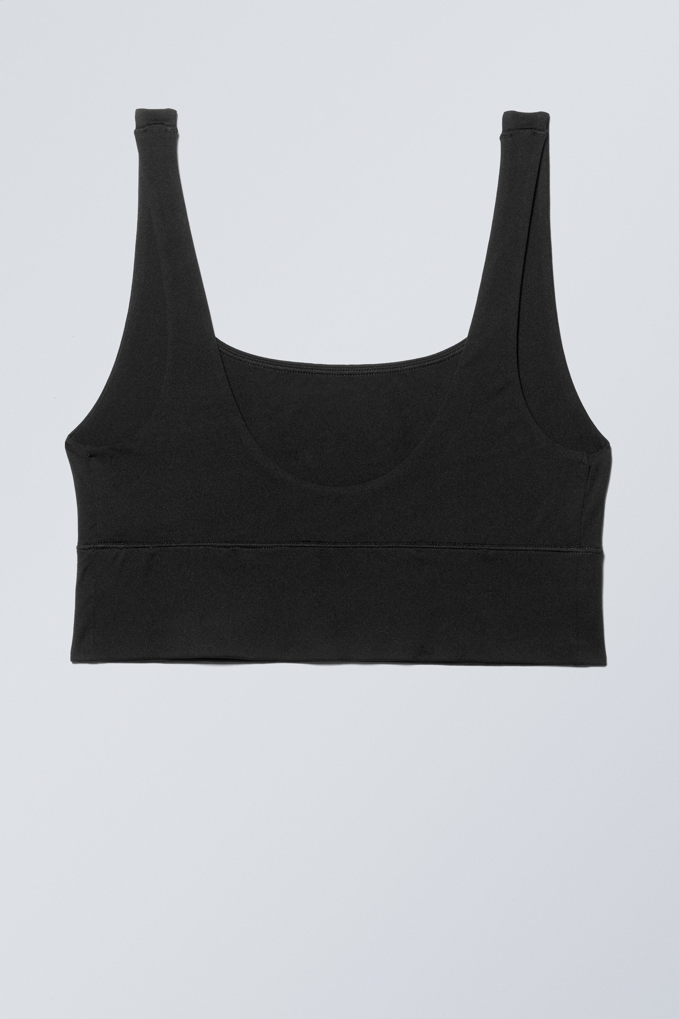 Black - Soul Scoop Neck Soft Bra - 2
