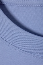 Gedecktes Flieder - Schweres Oversized-T-Shirt - 1