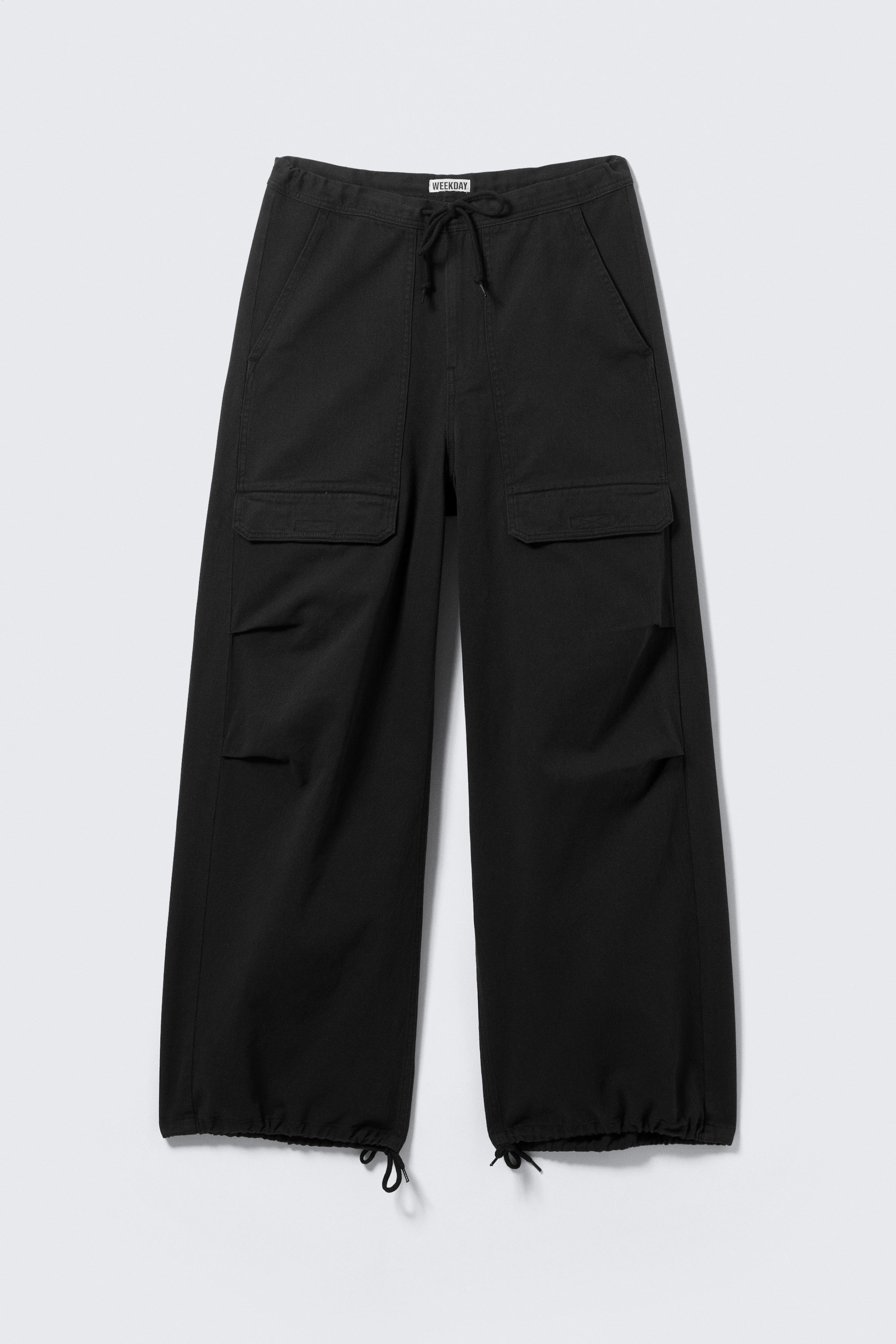 Black - RAEL KADE PARACHUTE TROUSERS - 4