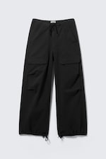 Black - RAEL KADE PARACHUTE TROUSERS - 4