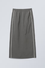 Dark Grey - Daria Tracksuit Skirt - 0