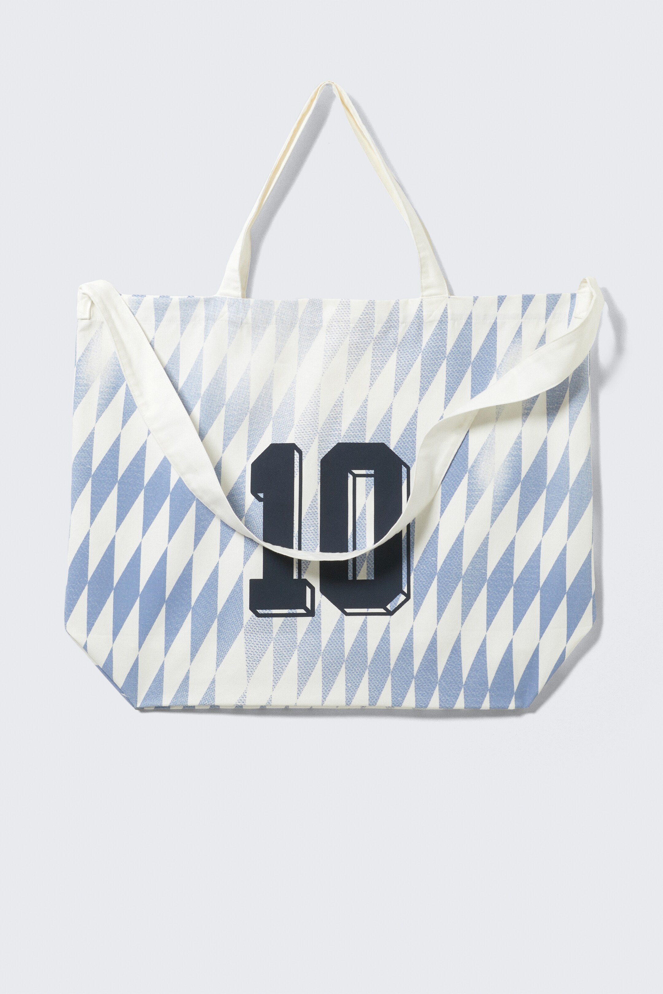 Agrandir l'image: Grand sac cabas merchandising - Blanc et bleu - Fantazy FC - HOMME | H&M FR 2