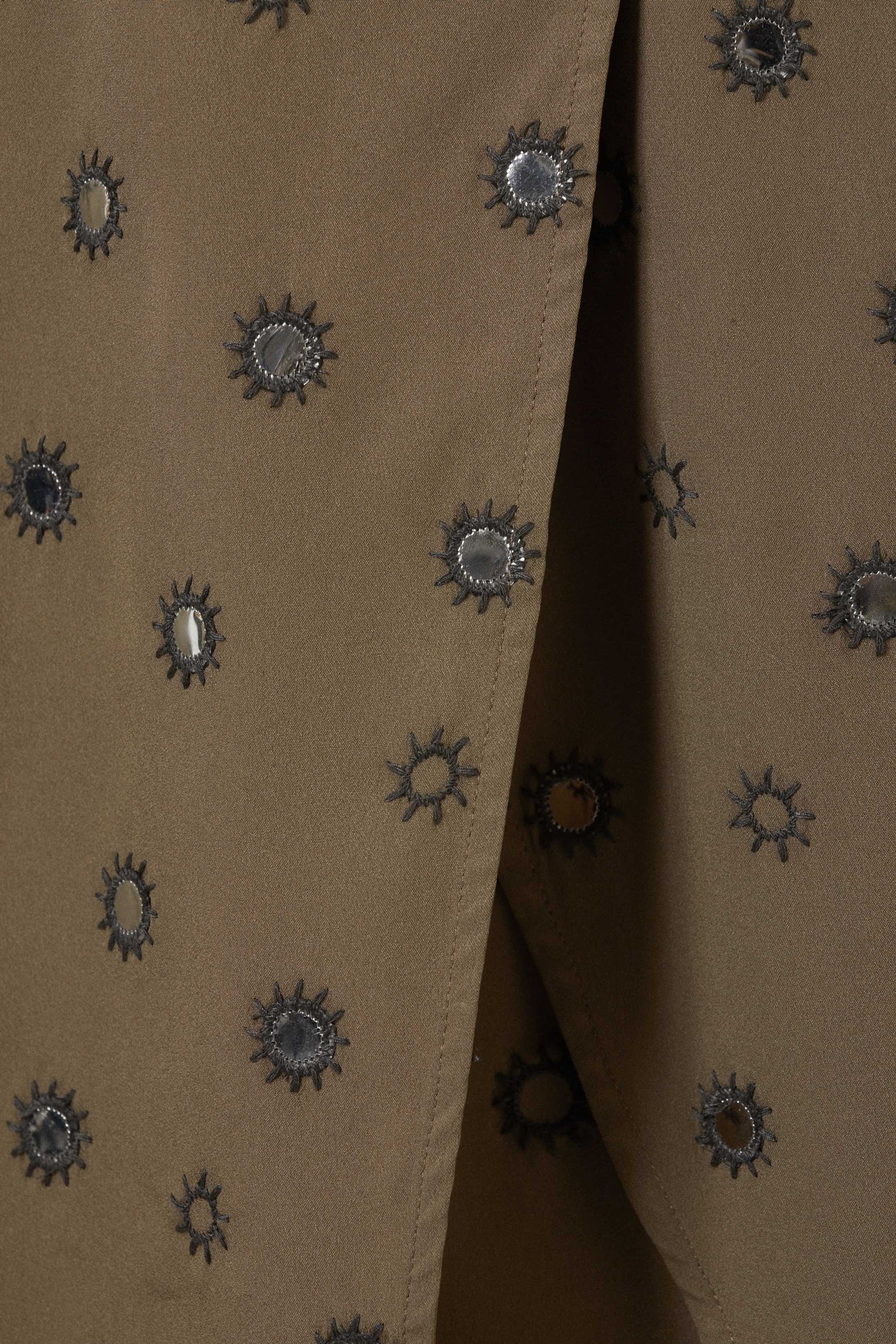 Grotere afbeelding bekijken: Sequin Wrap Midi Skirt - Donkertaupe - DAMES | H&M BE 6