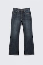 Deep Sea Blue - Dark Blue - Mercury Mid Rise Relaxed Bootcut Leg Jeans - 6