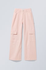 Light Pink - Sienna Cargo Trousers - 0