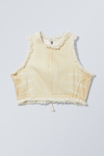 Stained Beige - Next Denim Top - 0
