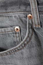 Eleven Grey - Space Mid Rise Relaxed Straight Leg Jeans - 1