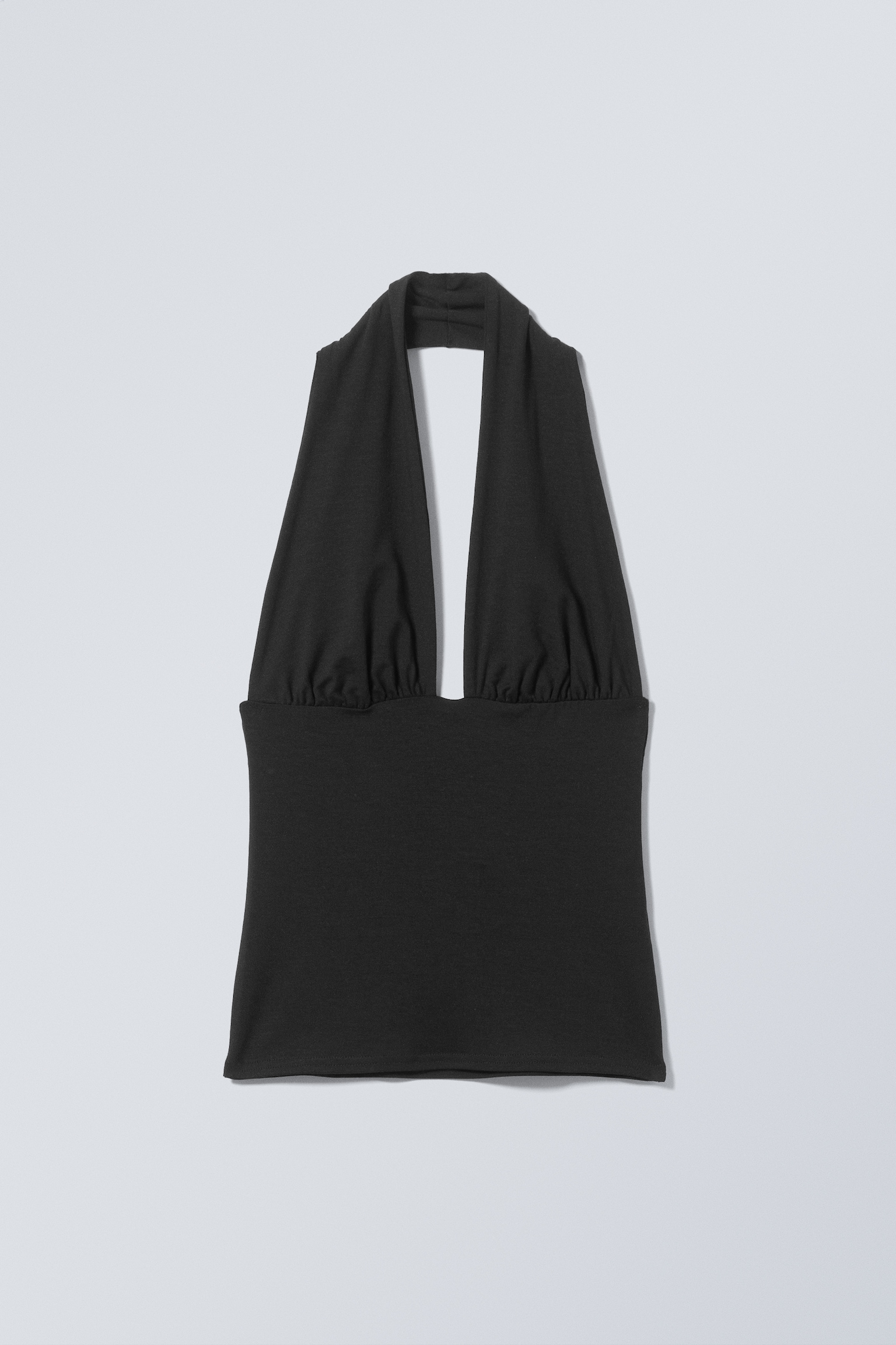 Deep Halterneck Top - Black/Dark Blue/Dark Mole & White Stripes/Red/White/Dusty Grey - 2