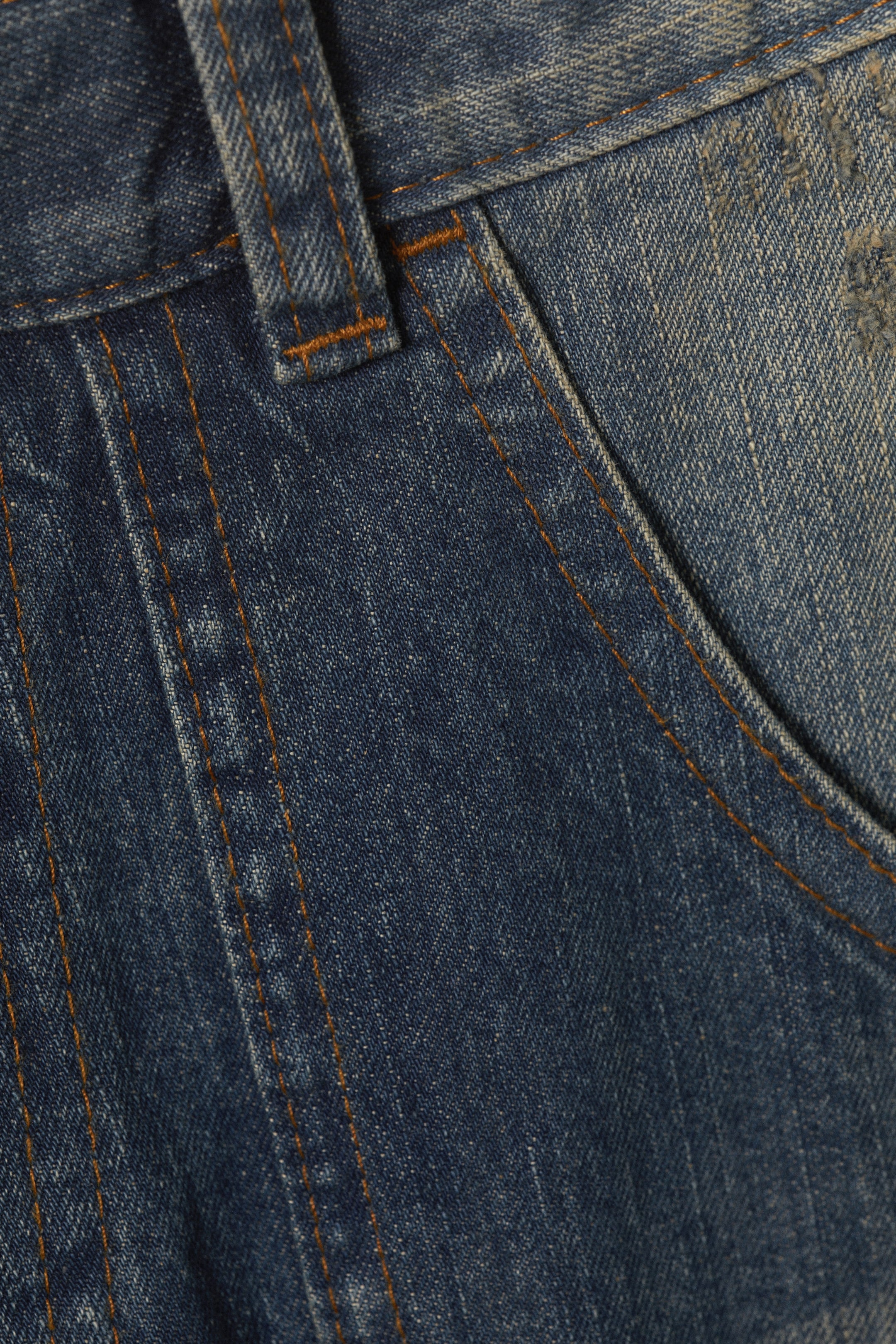 Canyon Blue - Dark Blue - Dunno Unisex Loose Fit Carpenter Jorts - 7