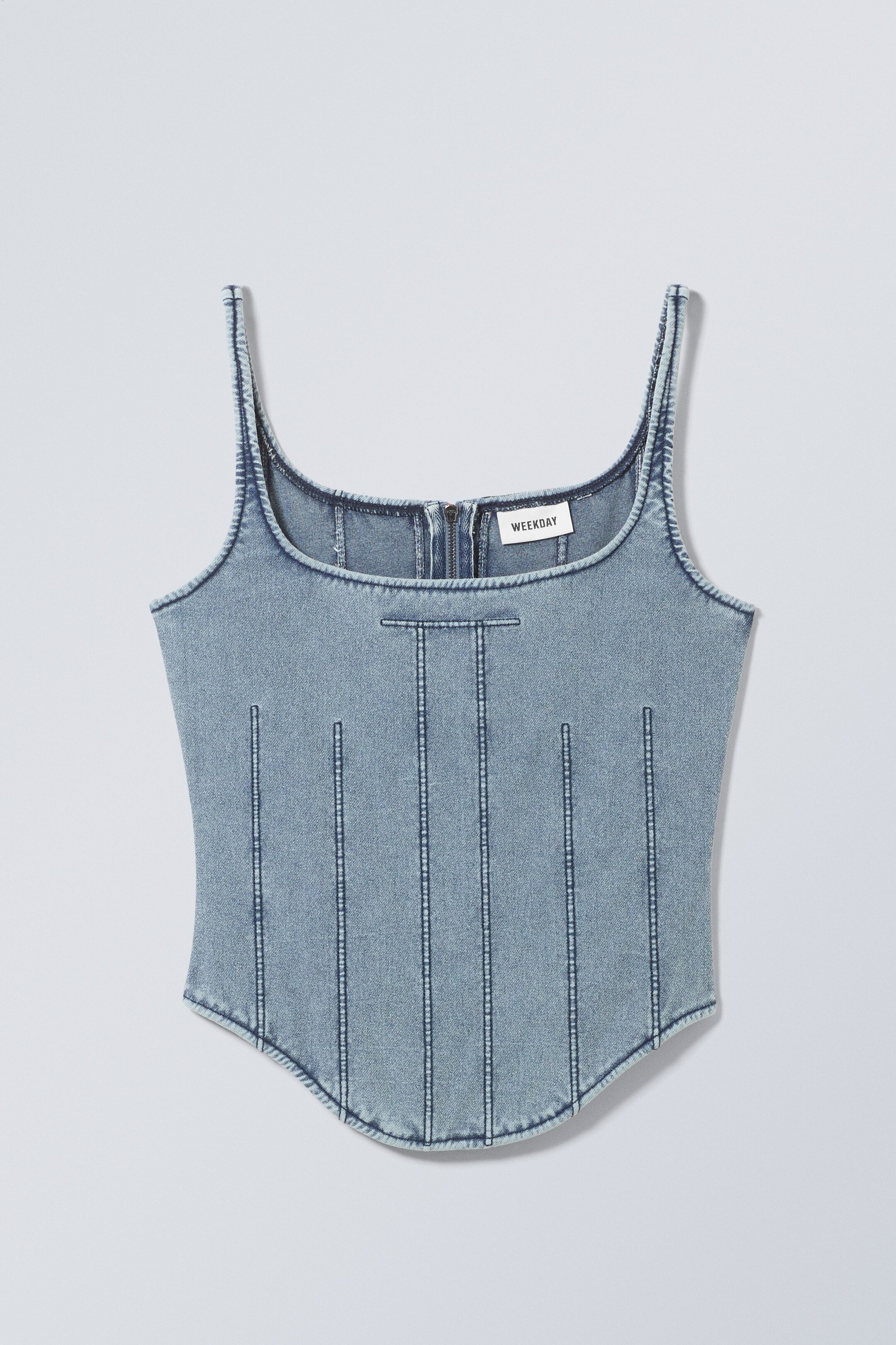 Bleu délavé - Corset Kelsey - 0