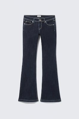 Low Waist Slim Flared Jeans