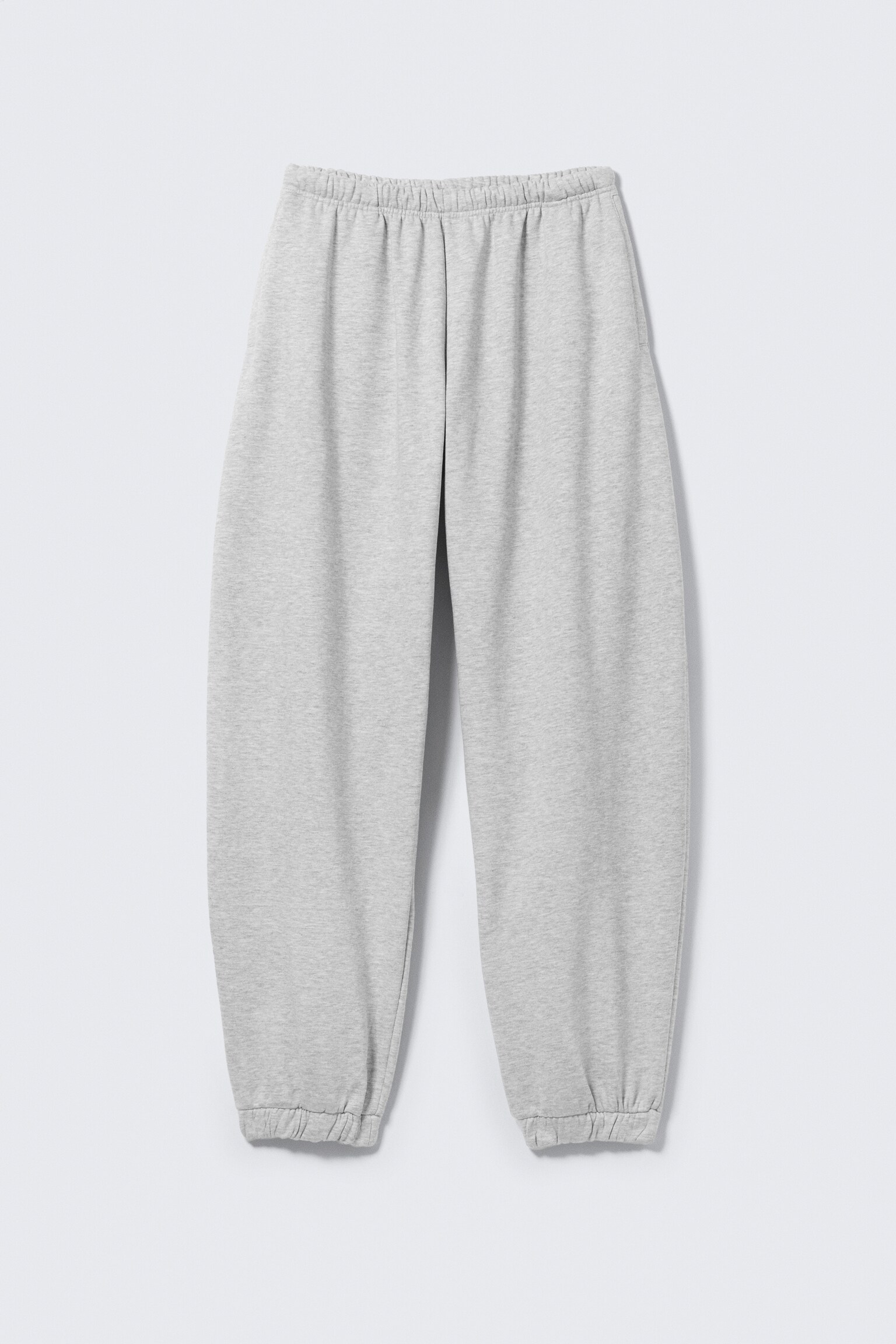 Spodnie dresowe Loose Heavyweight - Grey Melange/Washed Black