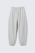 Grijs gemêleerd - Loose Heavyweight Sweatpants - 4