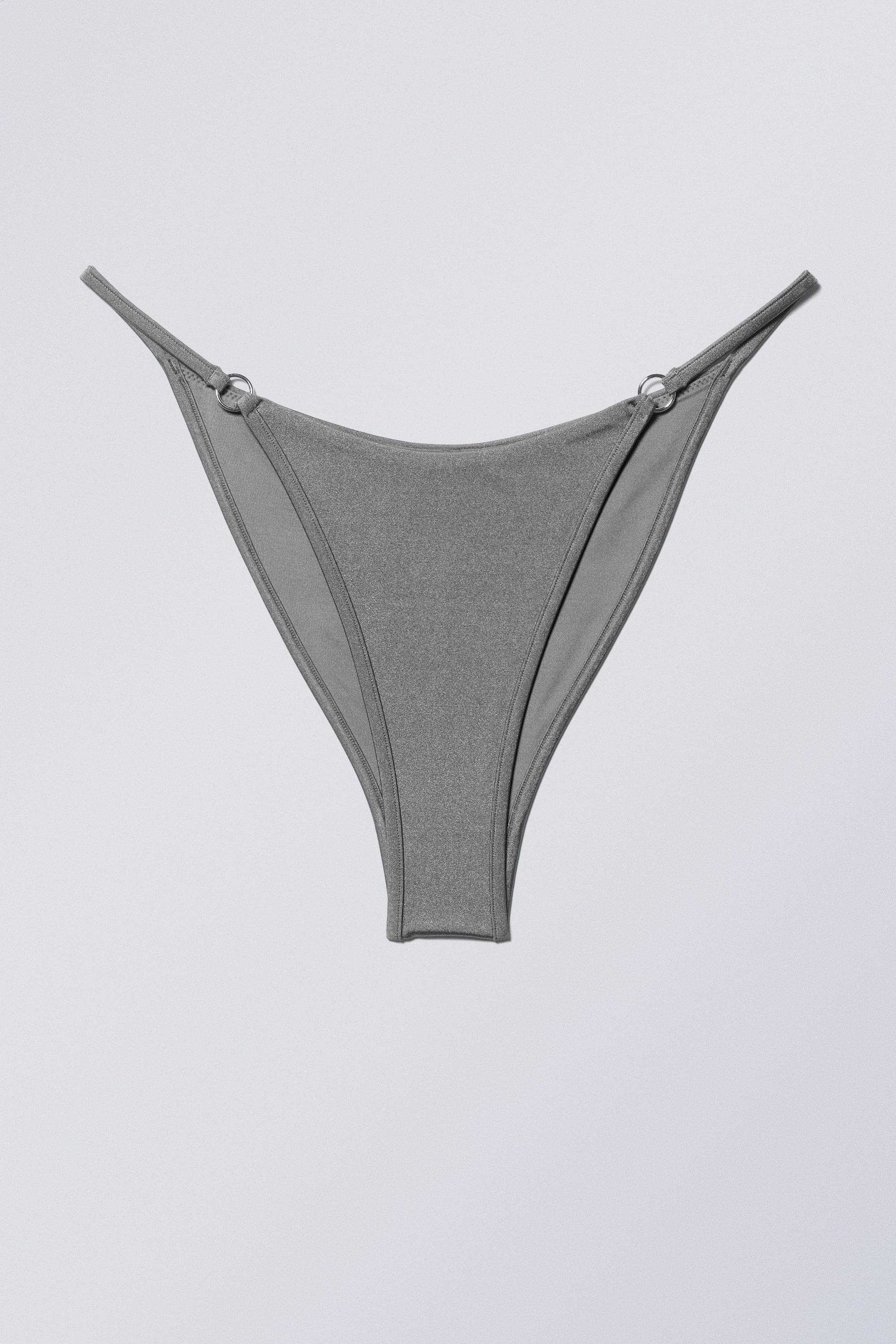 Gris chatoyant - Bas de bikini brésilien - 0
