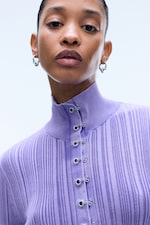 Vasket Lilla - Ribbet formet cardigan - 1