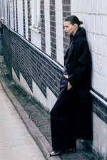 Dark Brown - Oversized Single-Breasted Wool-Blend Car Coat - 2