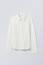 Off-white - Ella Crochet Shirt - 0
