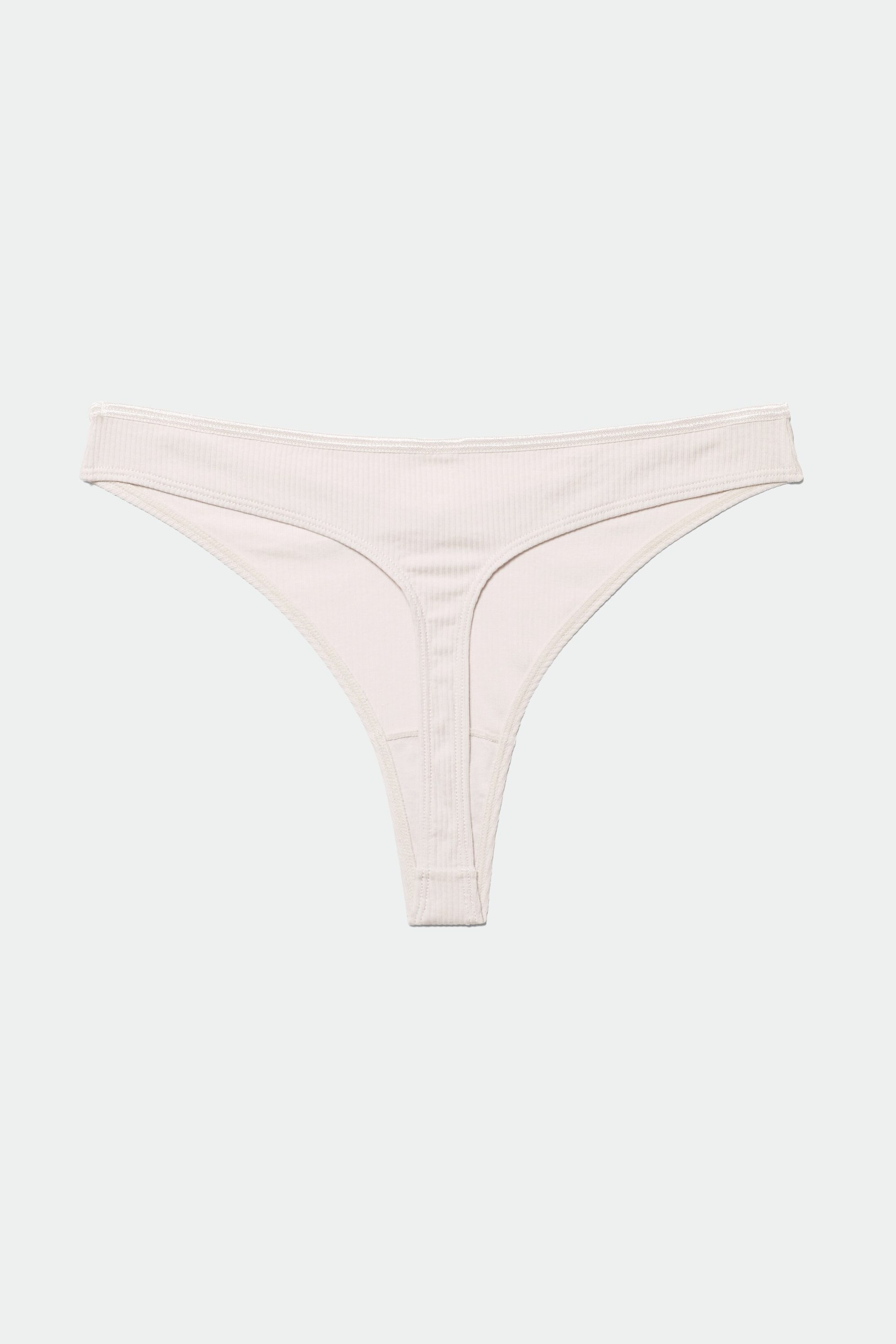 Lilac Purple Dusty Light - Julie V-cut Thong - 1