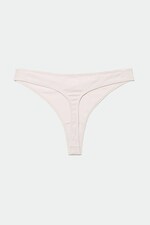 Lilac Purple Dusty Light - Julie V-cut Thong - 1