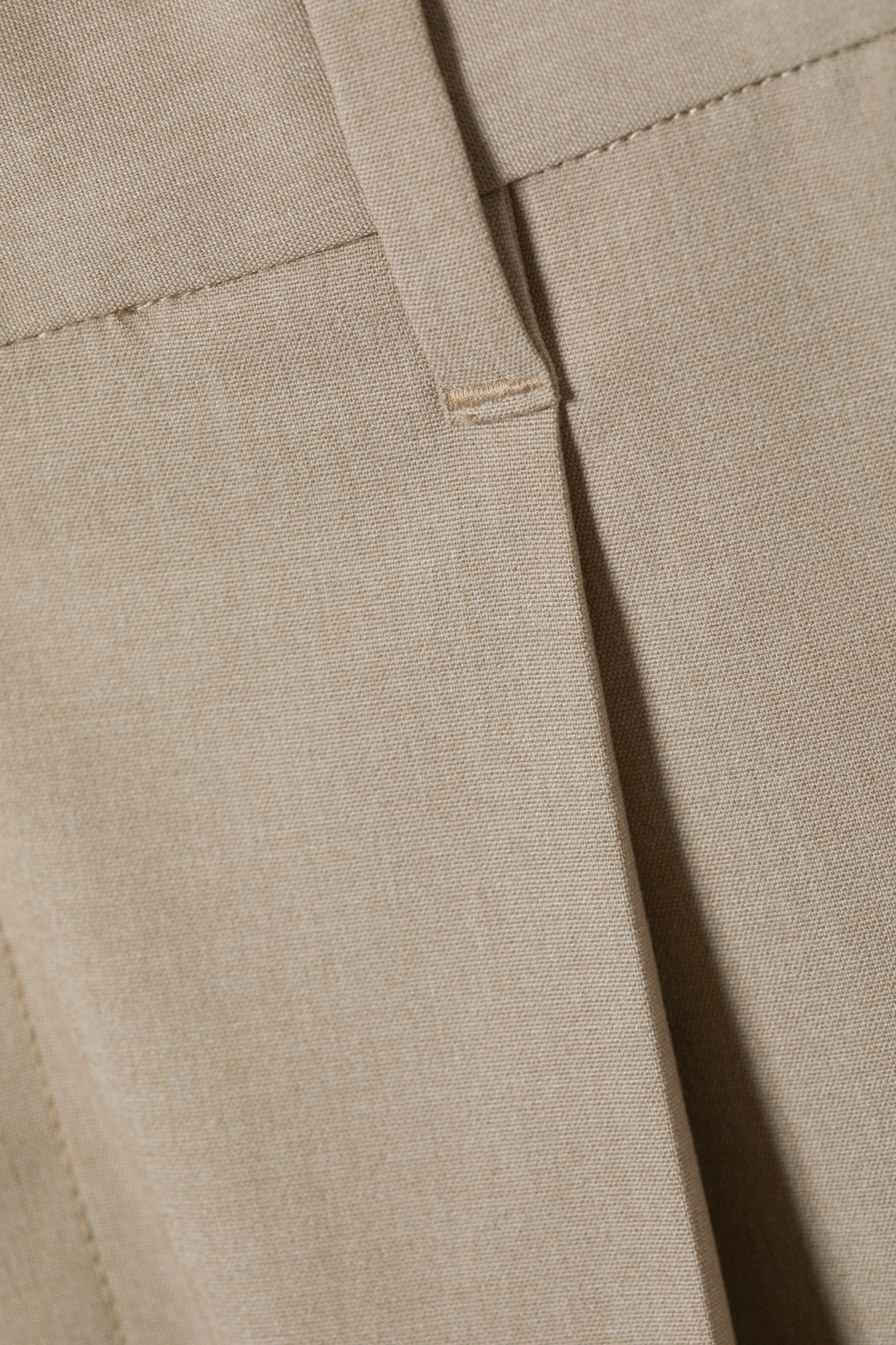 Beige - Uno dressbukse med løs passform - 2
