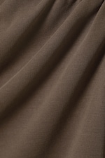 Taupe - Lou Washed Drape Long Sleeve - 1