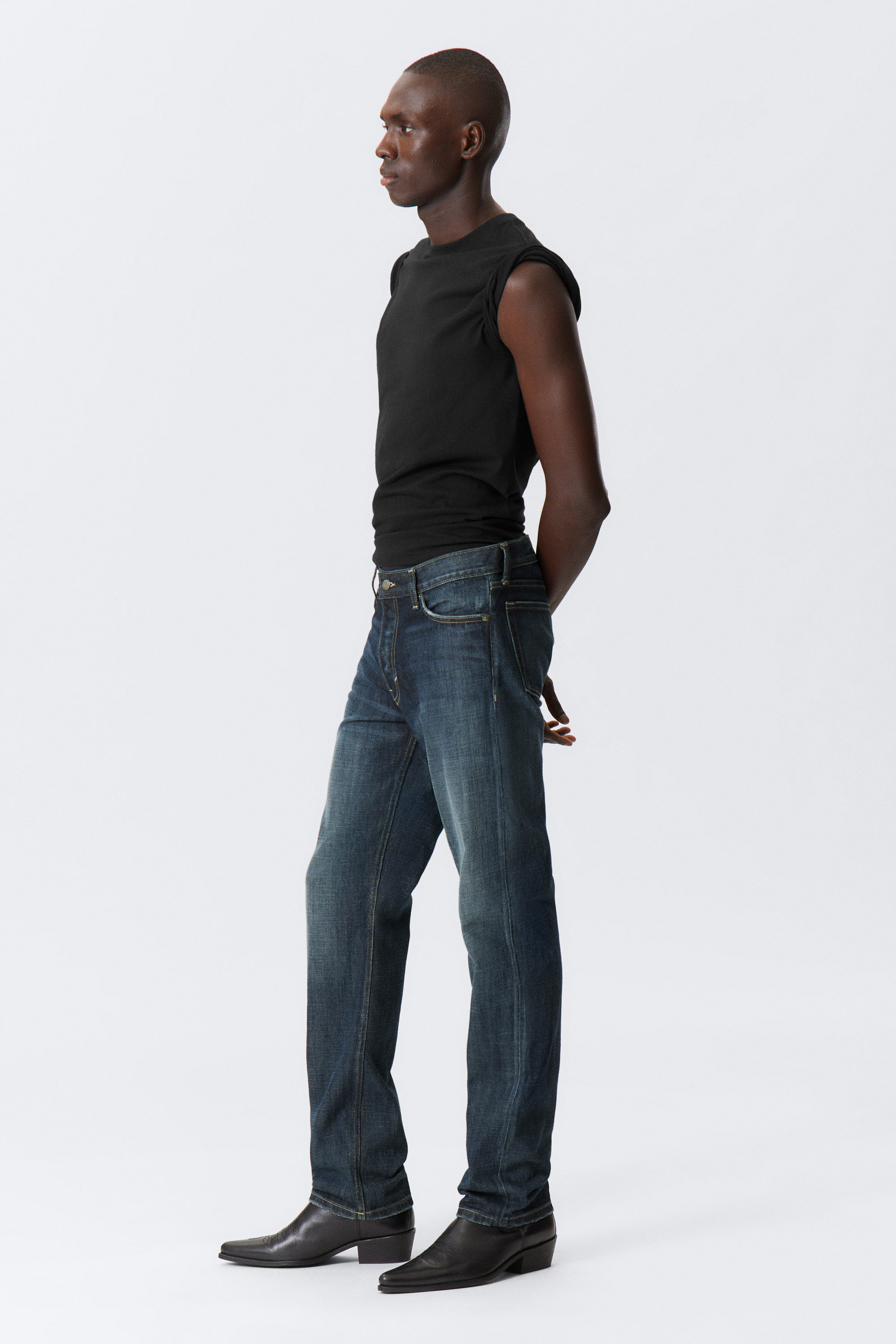 Deep Ocean Blue - Dunkelblau - Klean Regular Straight Leg Jeans - 2