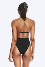Black - Heat High Waist Bikini Bottoms - 2