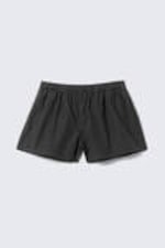 Svartrutig - Avslappnade boxershorts i bomull - 3
