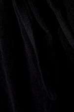 Black - Asymmetric Tie-Shoulder Knitted Sweater - 5