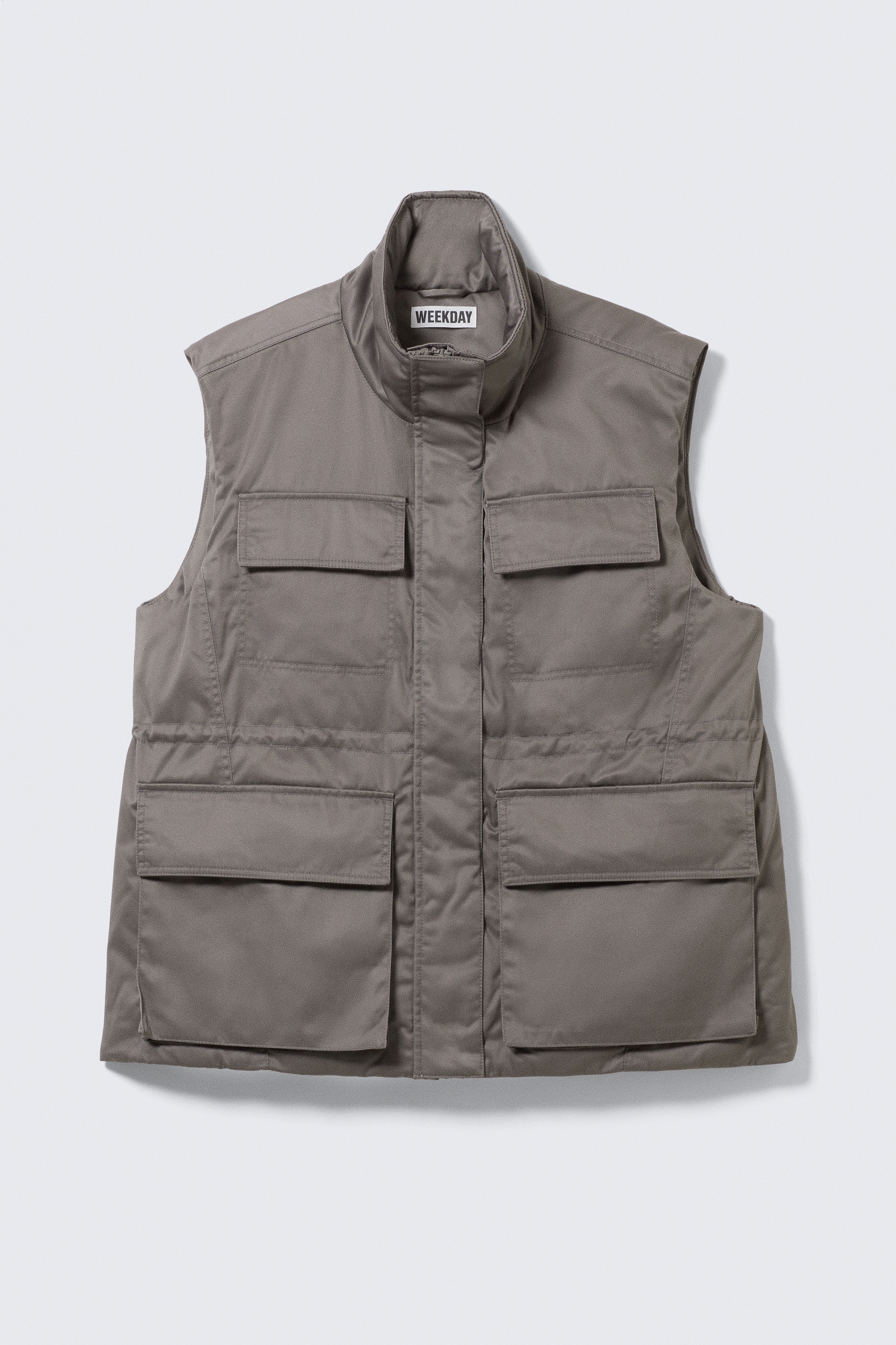 Gilet utility oversize - Grigio scuro