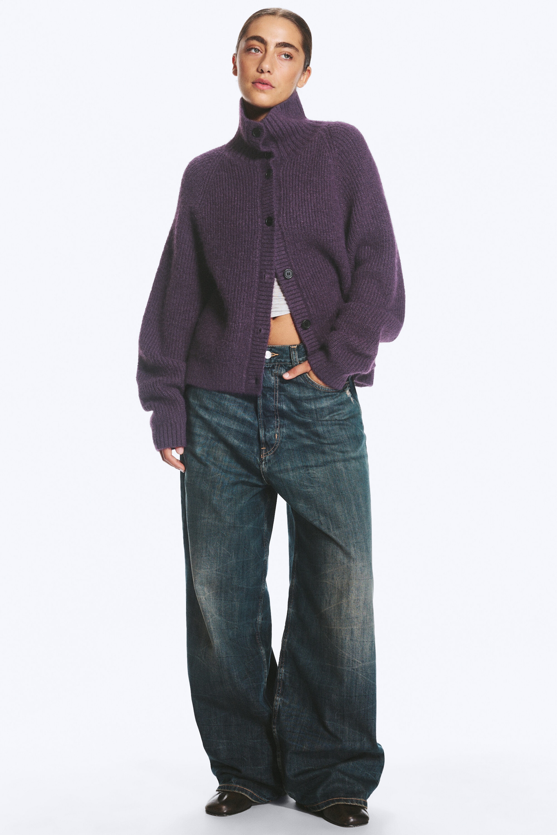 Lilac - Cardigan boutonné - 2